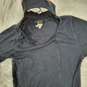 Free people choker-style shirt